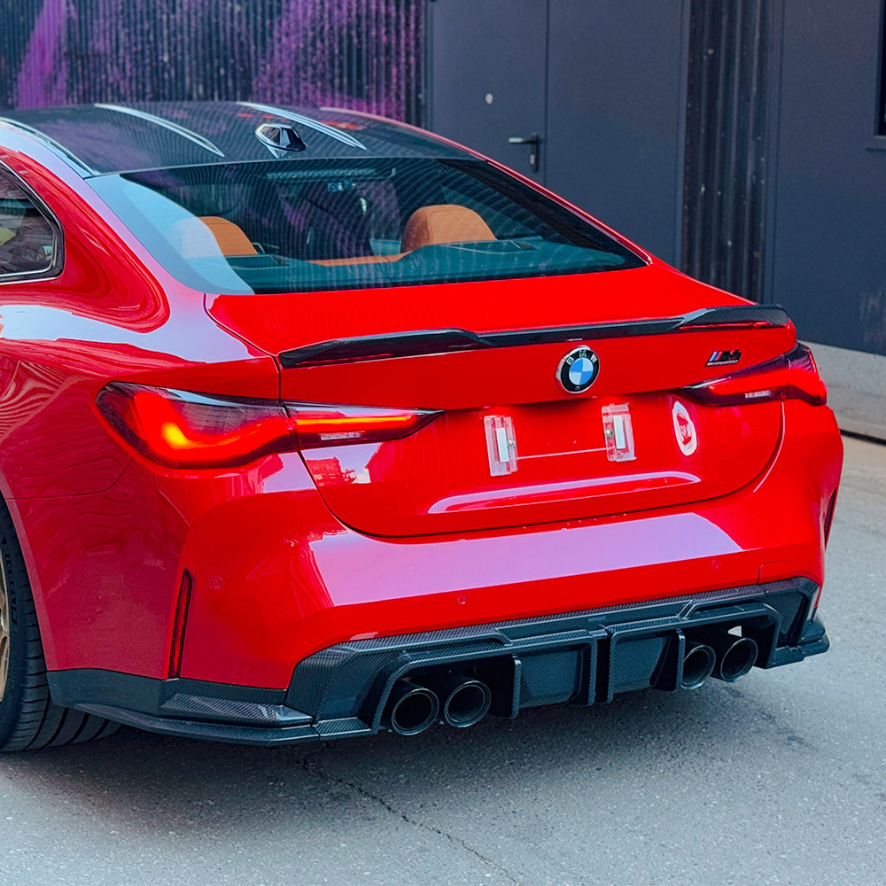 SOOQOO V1 BMW M4 G82 / G83 Pre-Preg Carbon Fibre Rear Diffuser (2021+)