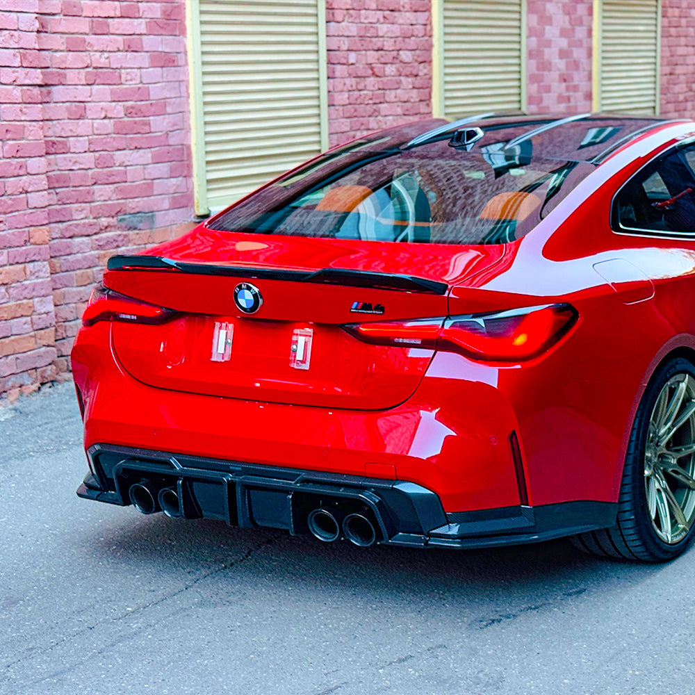 SOOQOO V1 BMW M4 G82 / G83 Pre-Preg Carbon Fibre Rear Diffuser (2021+)