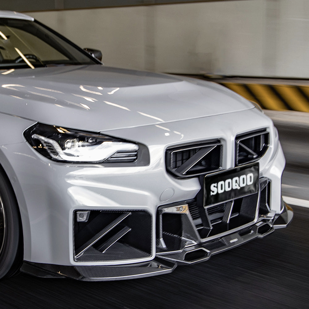SOOQOO V1 BMW M2 G87 Pre-Preg Carbon Fibre Front Lip (2023+)