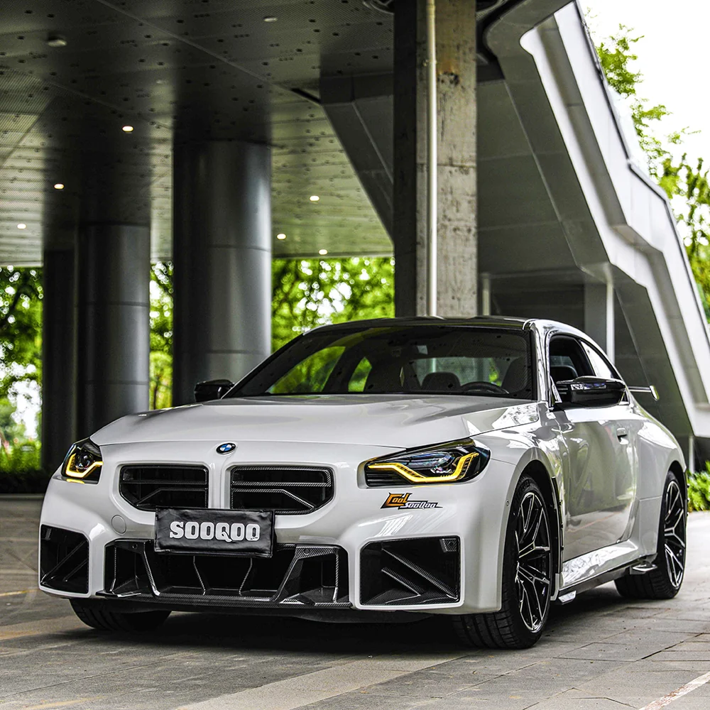 SOOQOO V2 BMW M2 G87 Pre-Preg Carbon Fibre Front Grille (2023+)
