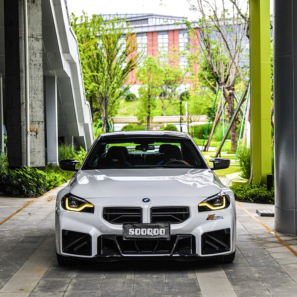 SOOQOO V2 BMW M2 G87 Pre-Preg Carbon Fibre Front Grille (2023+)