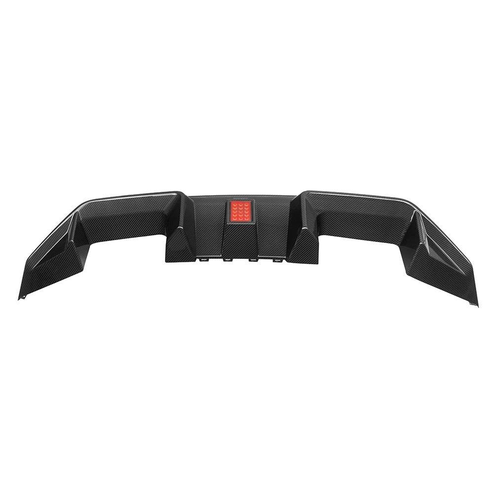 SOOQOO V3 BMW M2 G87 Pre-Preg Carbon Fibre Rear Diffuser with Brake Light (2023+)