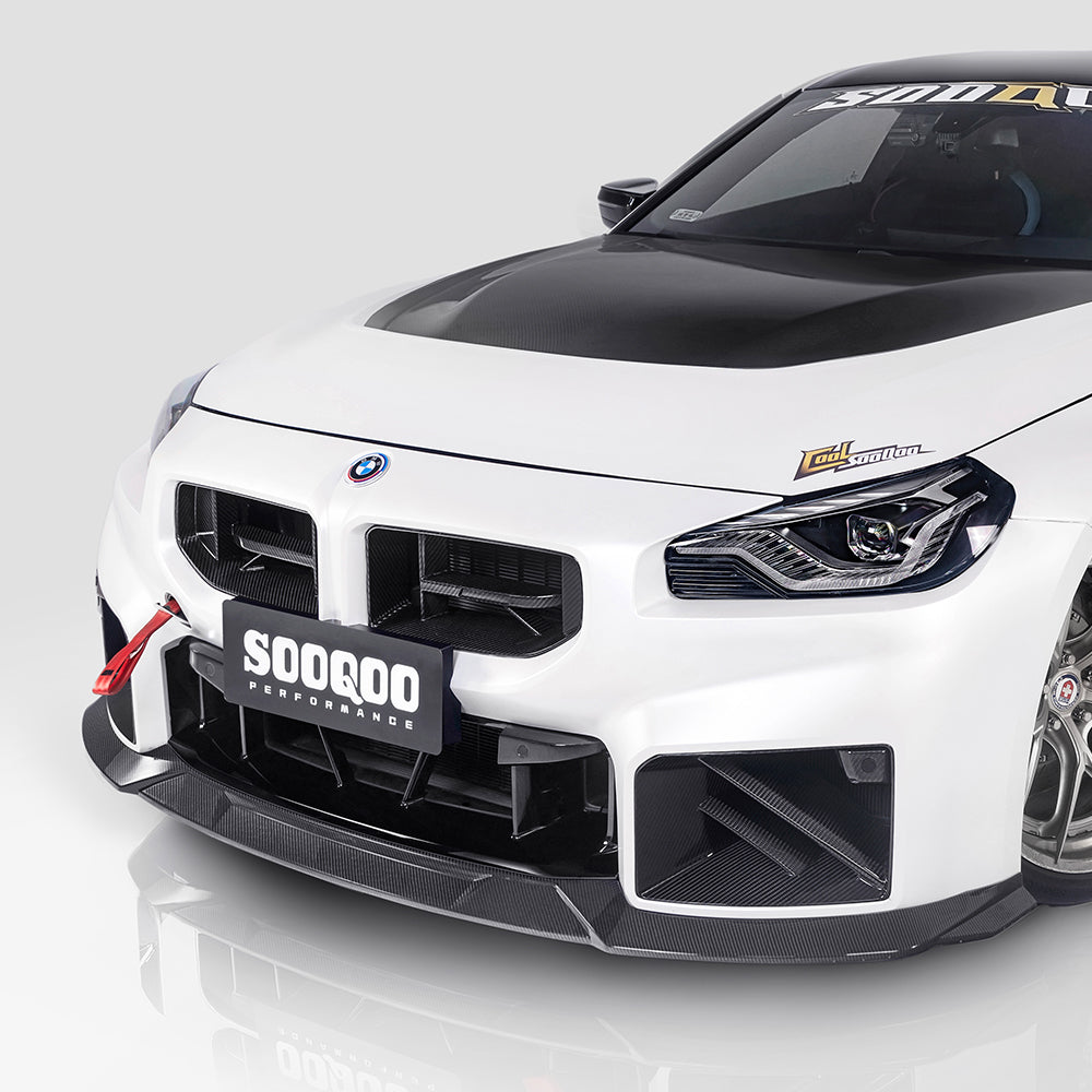 SOOQOO V3 BMW M2 G87 Pre-Preg Carbon Fibre Front Lip (2023+)