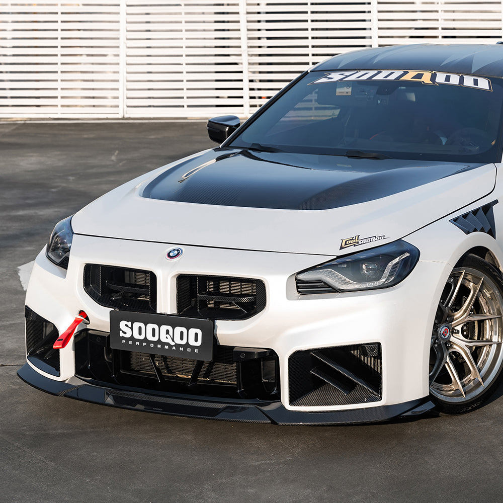 SOOQOO V3 BMW M2 G87 Pre-Preg Carbon Fibre Front Lip (2023+)