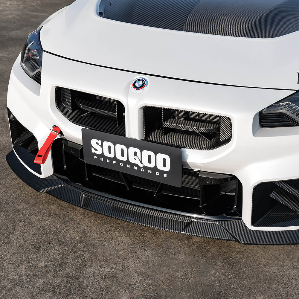 SOOQOO V3 BMW M2 G87 Pre-Preg Carbon Fibre Front Lip (2023+)
