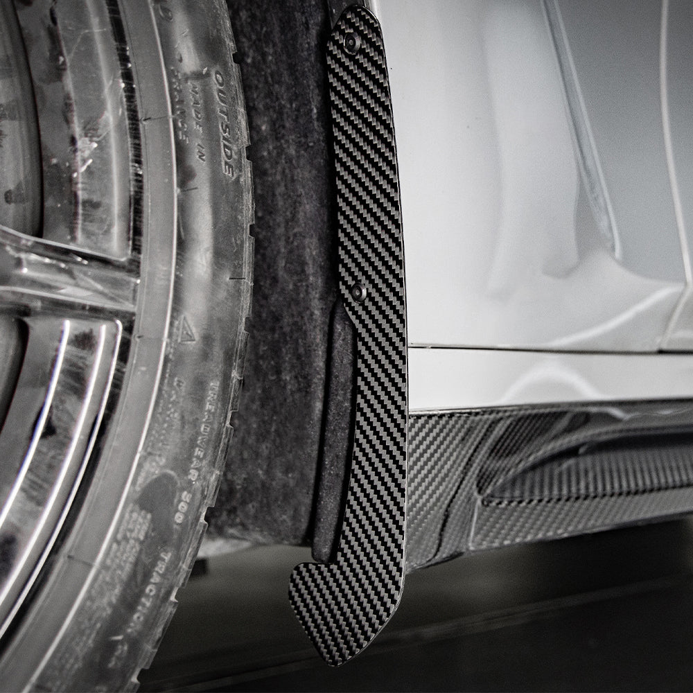 SOOQOO BMW M3 G80 / G81 Pre-Preg Carbon Fibre Front Mud Flaps (2021+)