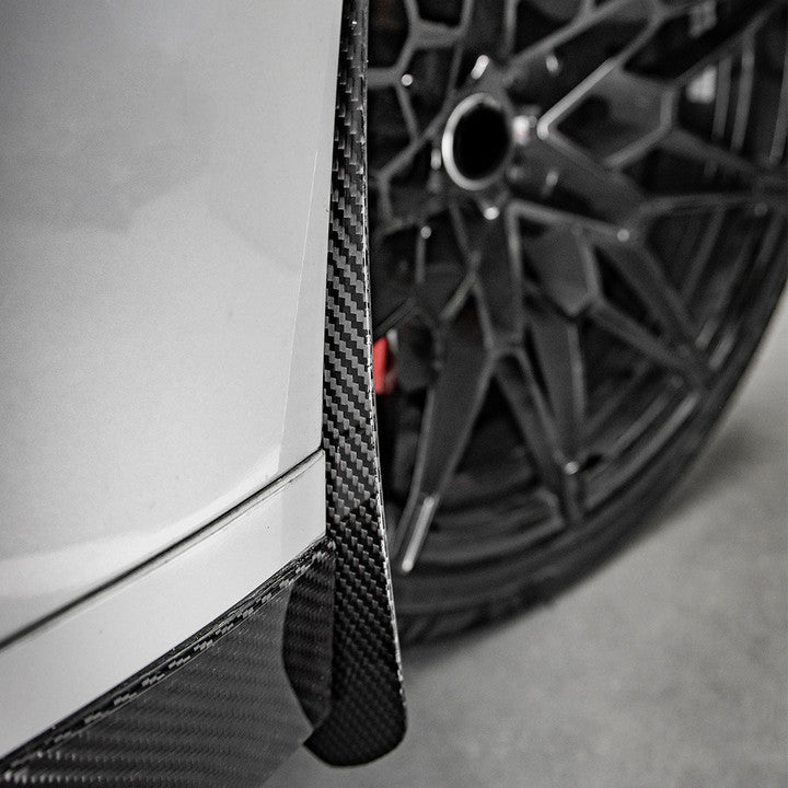SOOQOO BMW M3 G80 / G81 Pre-Preg Carbon Fibre Front Mud Flaps (2021+)