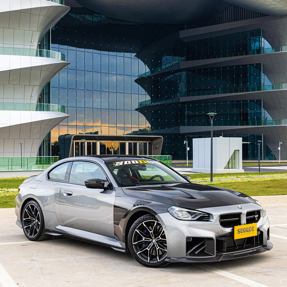 SOOQOO BMW M2 G87 Pre-Preg Carbon Fibre Front Side Fenders (2023+)
