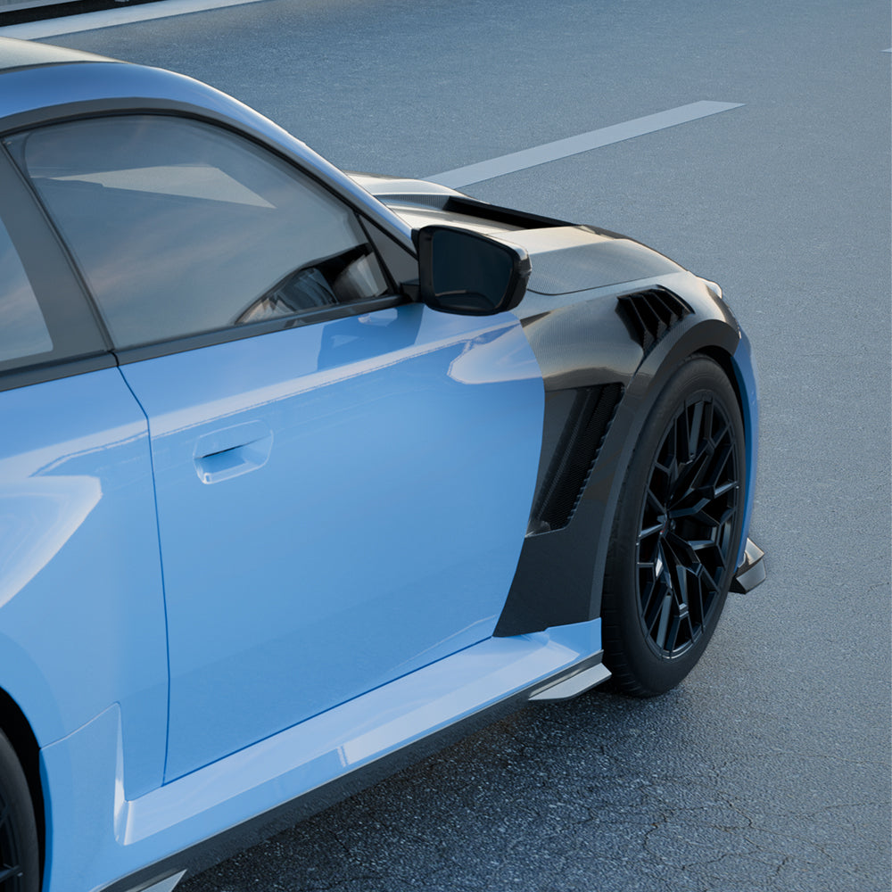 SOOQOO BMW M2 G87 Pre-Preg Carbon Fibre Front Side Fenders (2023+)