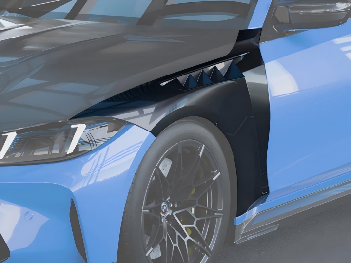 SOOQOO BMW M3 G80 / G81 Pre-Preg Carbon Fibre Front Side Fenders (2021+)