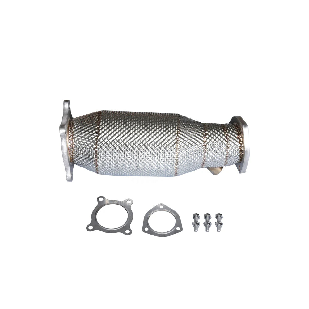 Audi A4 A5 B9 200 cell catted downpipe complete hardware set