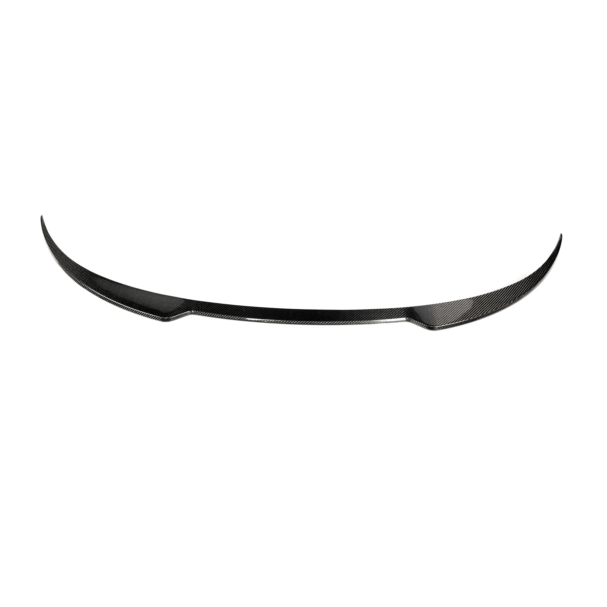 Audi Q5 SQ5 FY LCI gloss carbon fiber rear middle spoiler front view