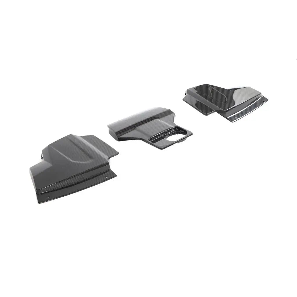Audi R8 Type 4S dry carbon fiber engine bay panel set