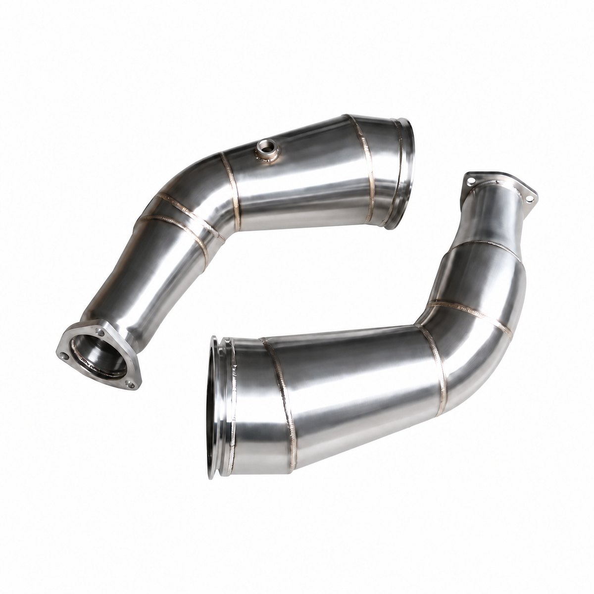 SS304 catless downpipes for Audi RS6 C8 and RS7 C8 4.0 TFSI without OPF