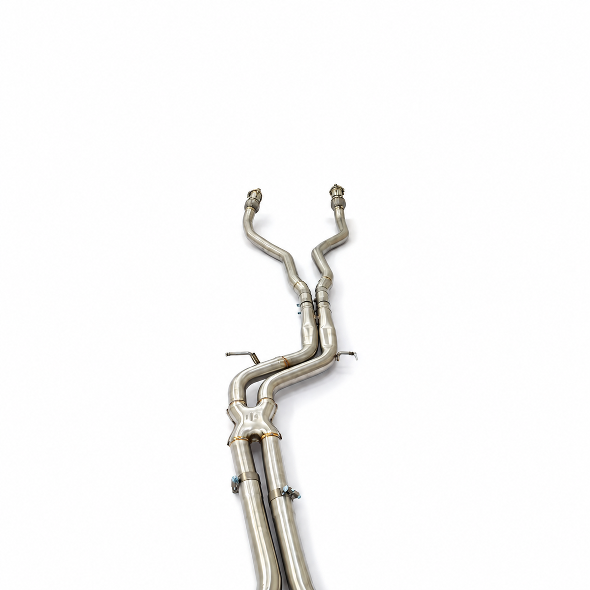 Audi S4 B8 and S5 B8 3.0T 304 stainless steel valved cat-back exhaust front and center pipe section