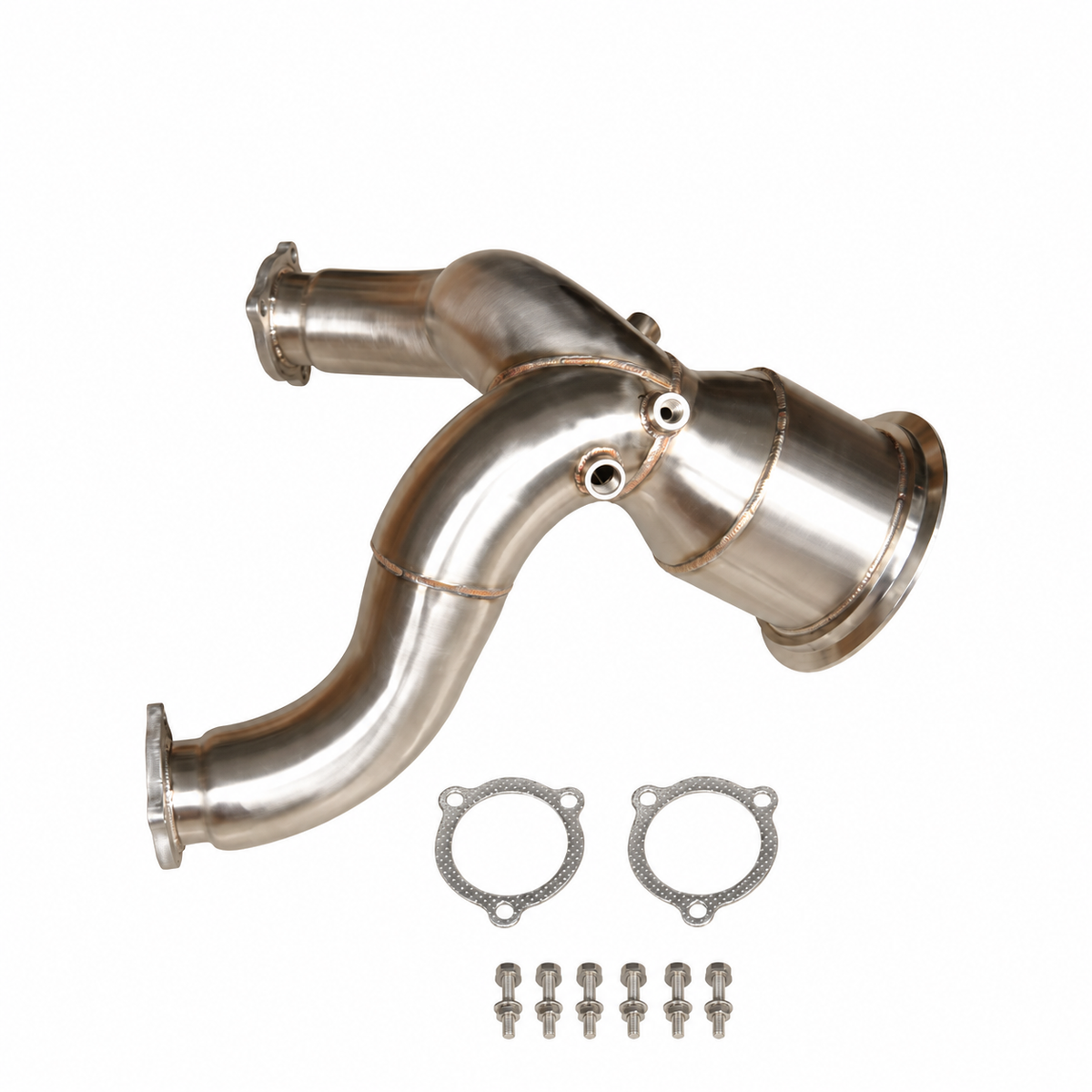 SS304 OPF catted downpipe for Audi S4 B9.5 and S5 F5 3.0 TFSI