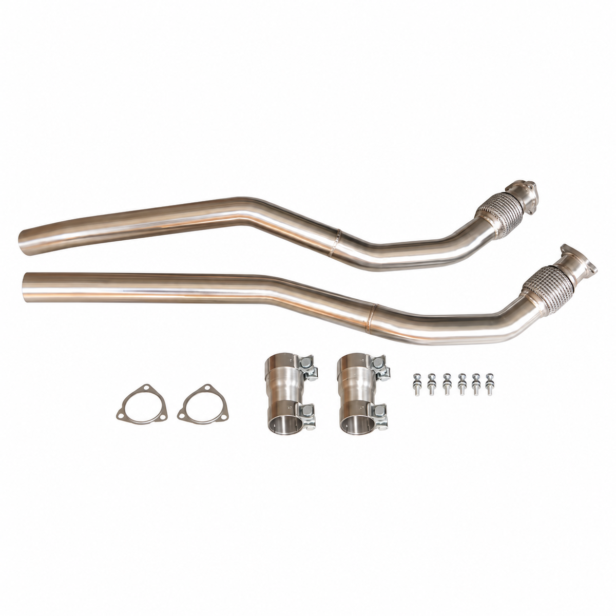 Stainless steel performance downpipes for Audi S4 and S5 B8 B8.5 3.0 TFSI