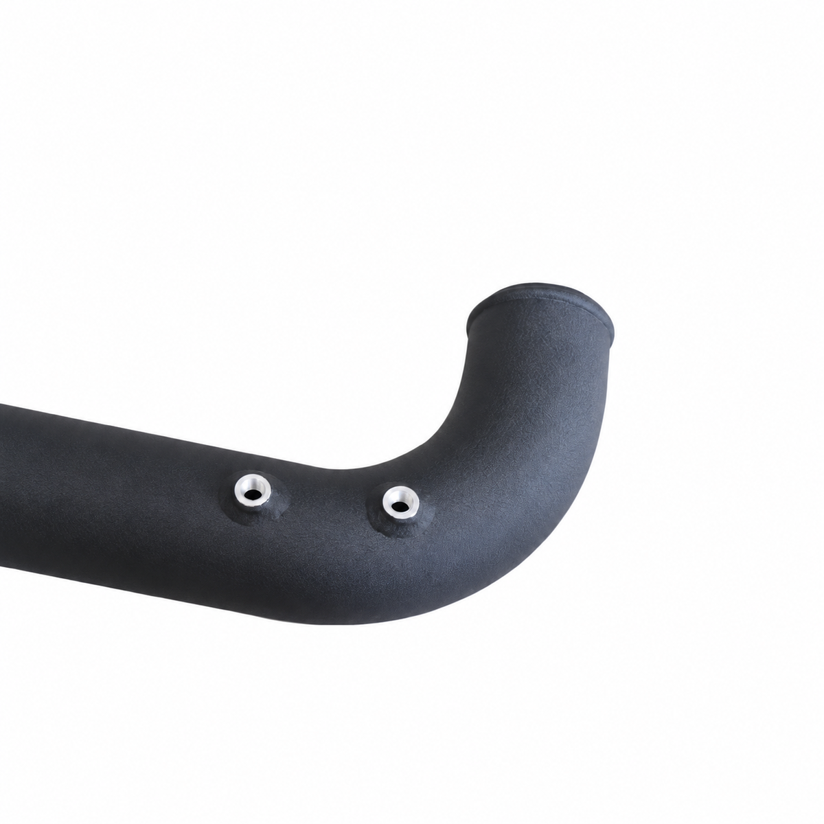 Audi S4 S5 boost pipe sensor port and high-flow aluminum tubing detail
