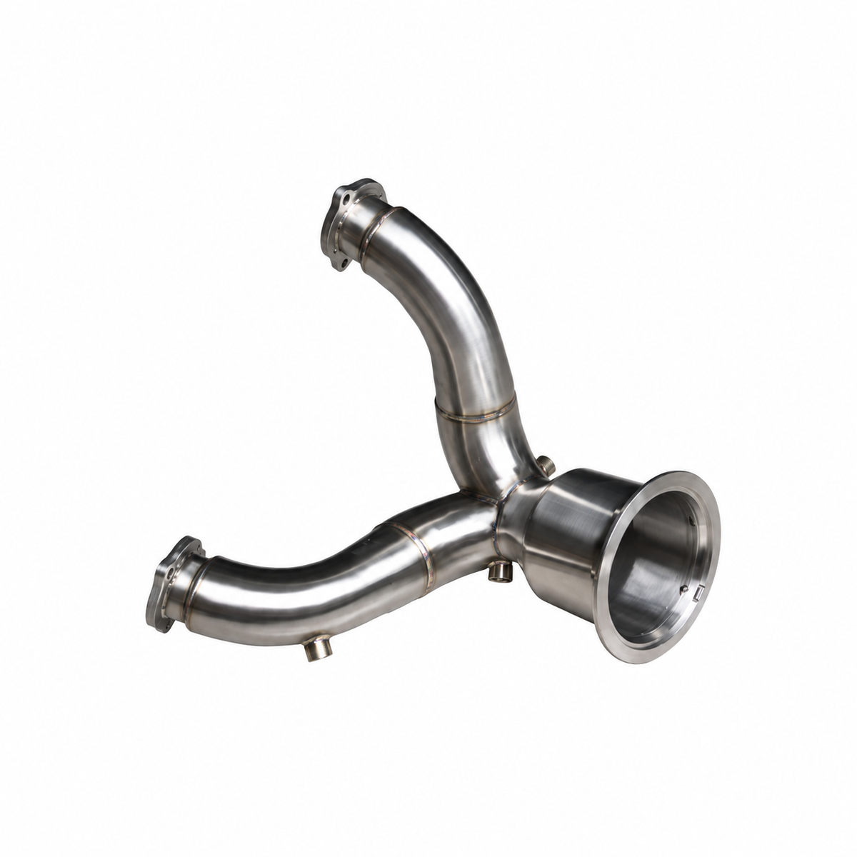 High-flow OPF catless downpipe for Audi S4 B9 and S5 F5 EA839 3.0 TFSI