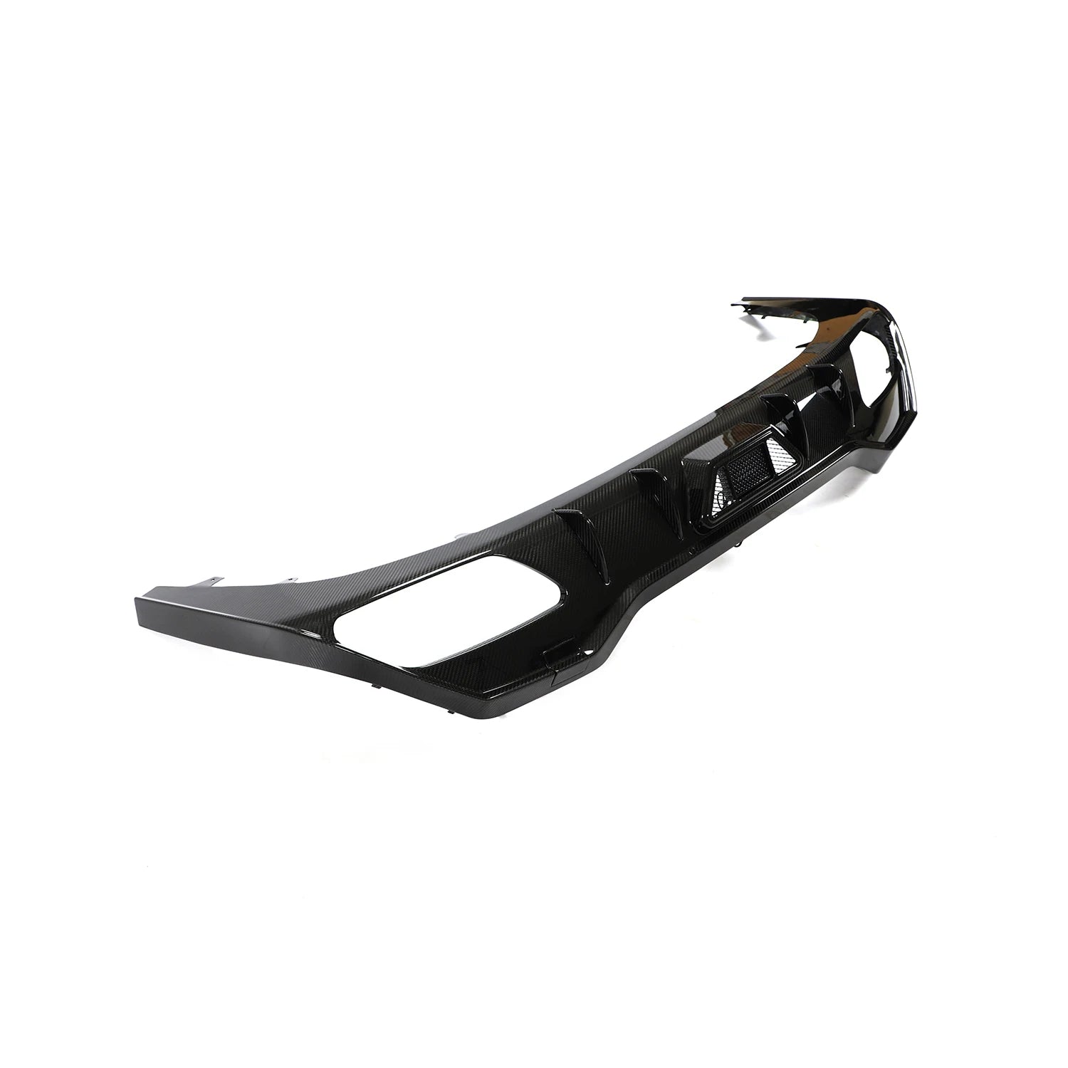 Gloss carbon fiber rear bumper diffuser for BMW 8 Series G15