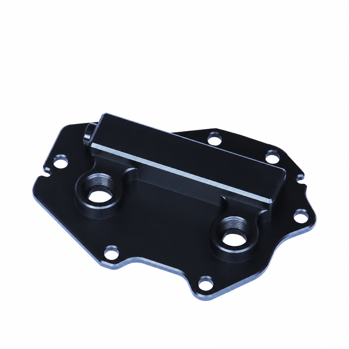 BMW B48TU engine oil cooler adapter plate for performance oil cooling kit