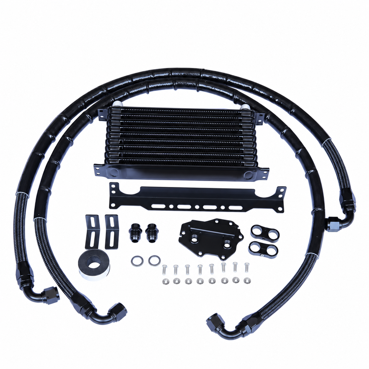 Performance engine oil cooler complete kit for BMW B48TU 2.0L turbo models