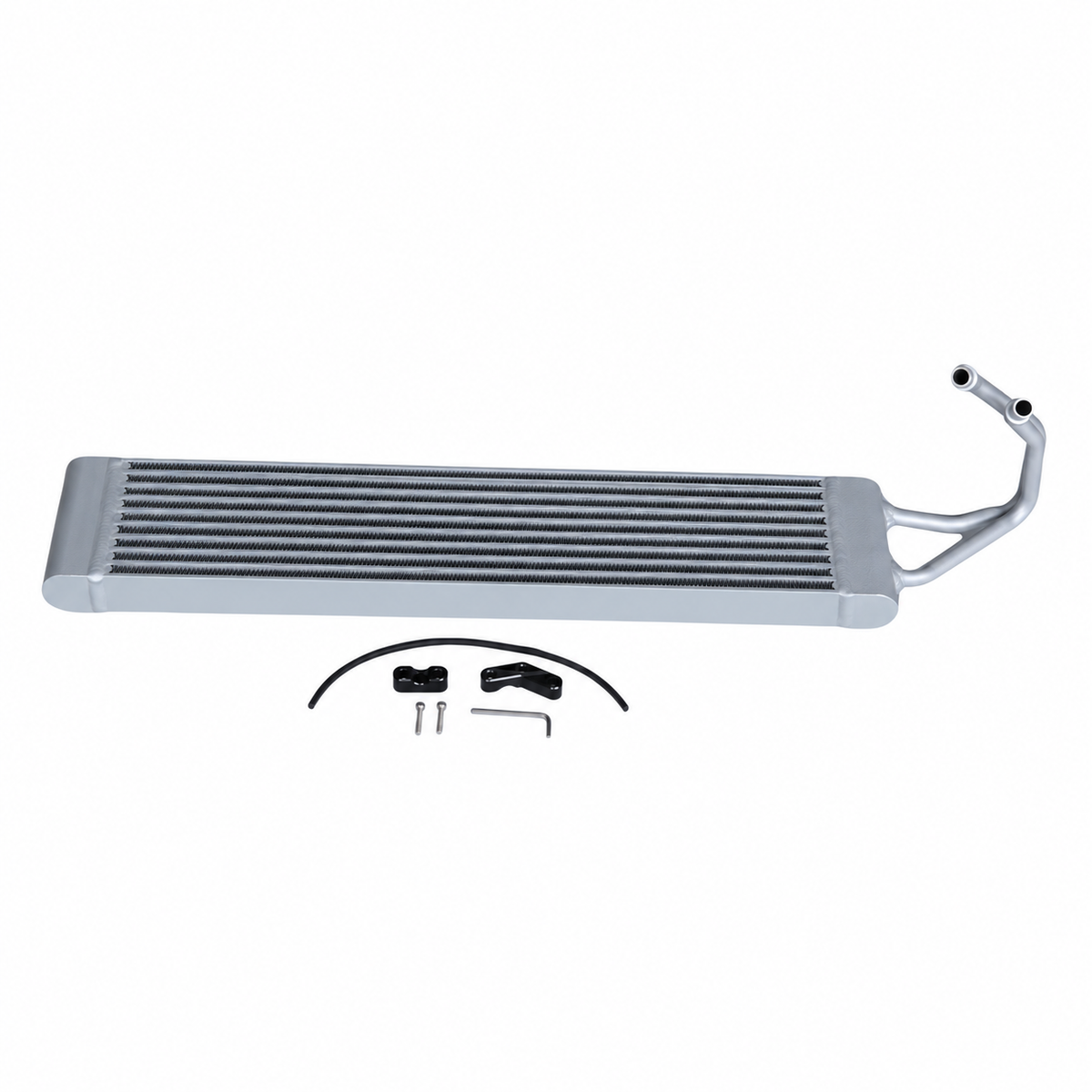 Silver performance transmission oil cooler for BMW M3 F80 and M4 F82 F83 DCT