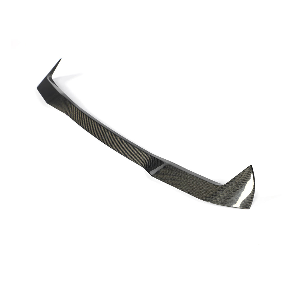 BMW G02 F98 carbon fiber rear roof spoiler three-quarter view
