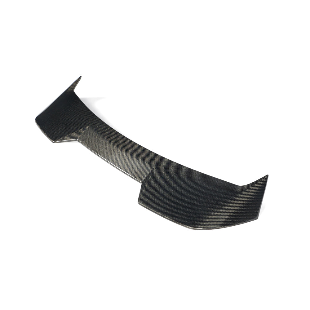 BMW G21 Touring G81 M3 carbon fiber roof spoiler angle view
