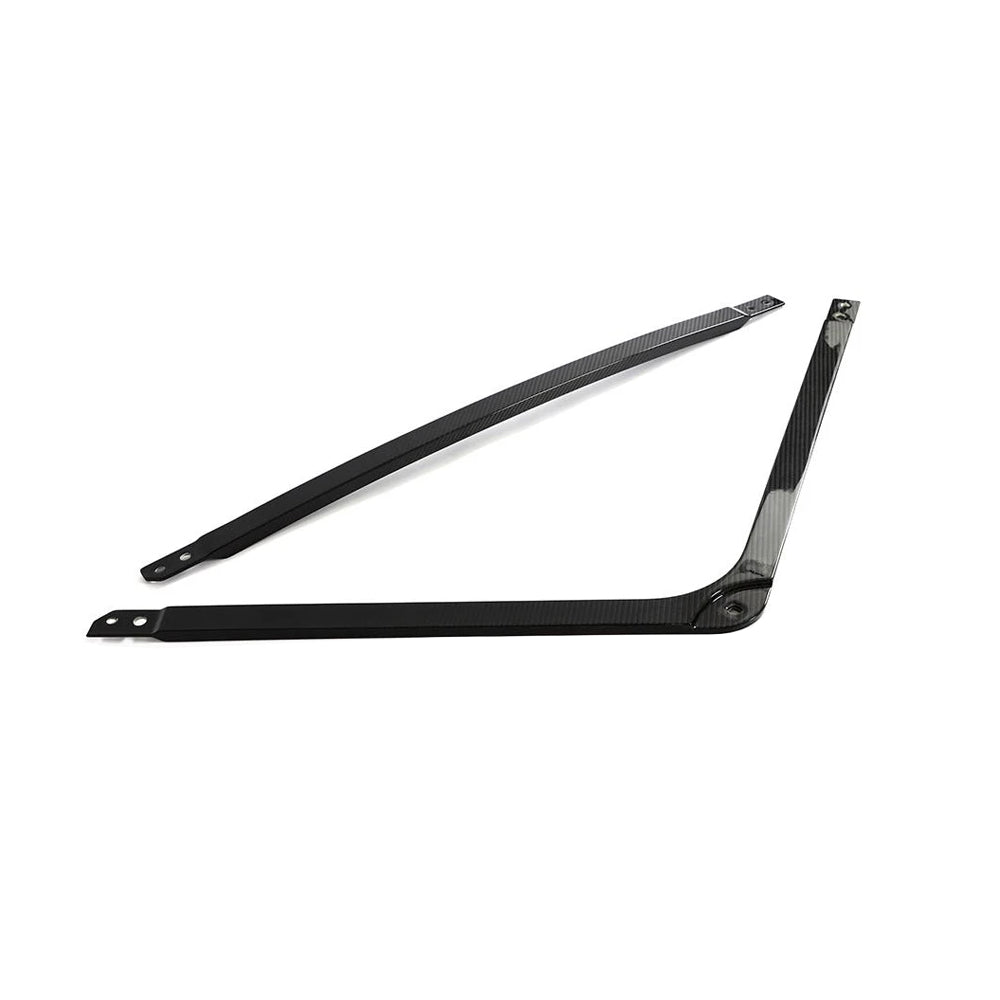 Gloss carbon fiber engine bay strut brace for BMW G80 M3 and G82 M4