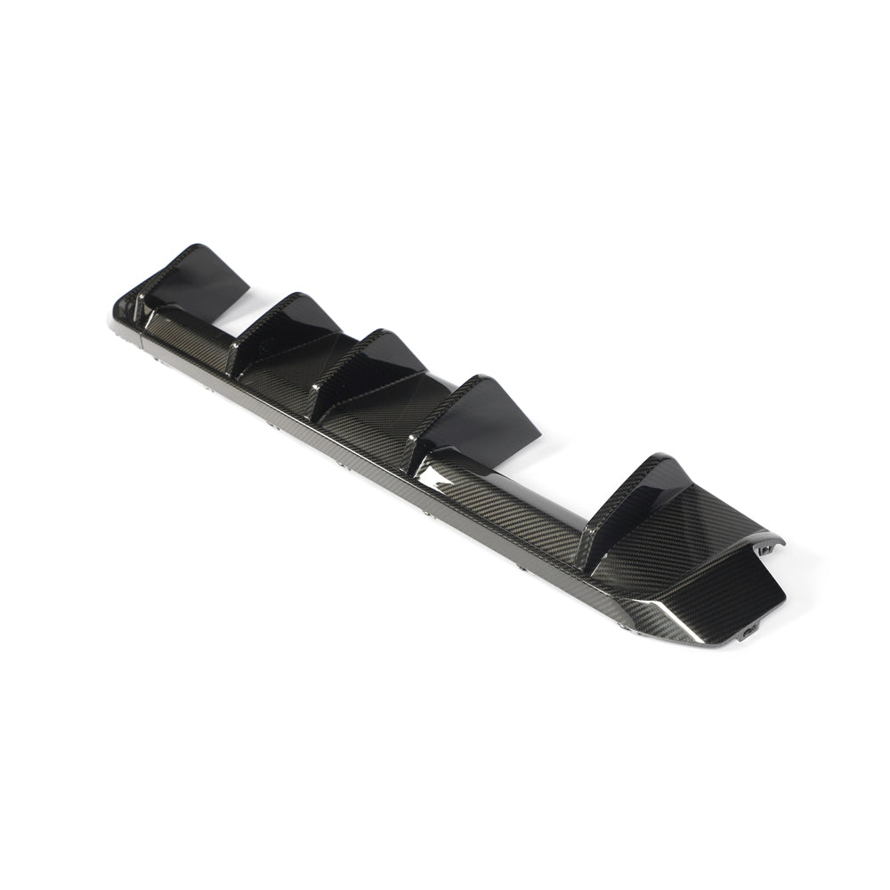 BMW G8X M3 M4 carbon fiber rear diffuser side angle