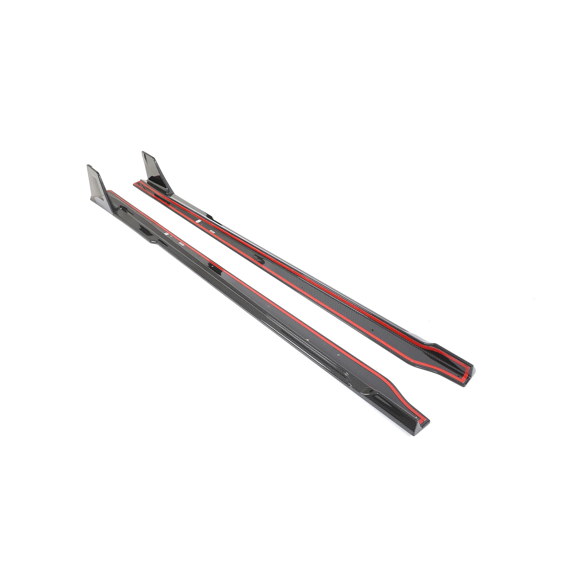 BMW M2 G87 carbon fiber side skirt extensions set