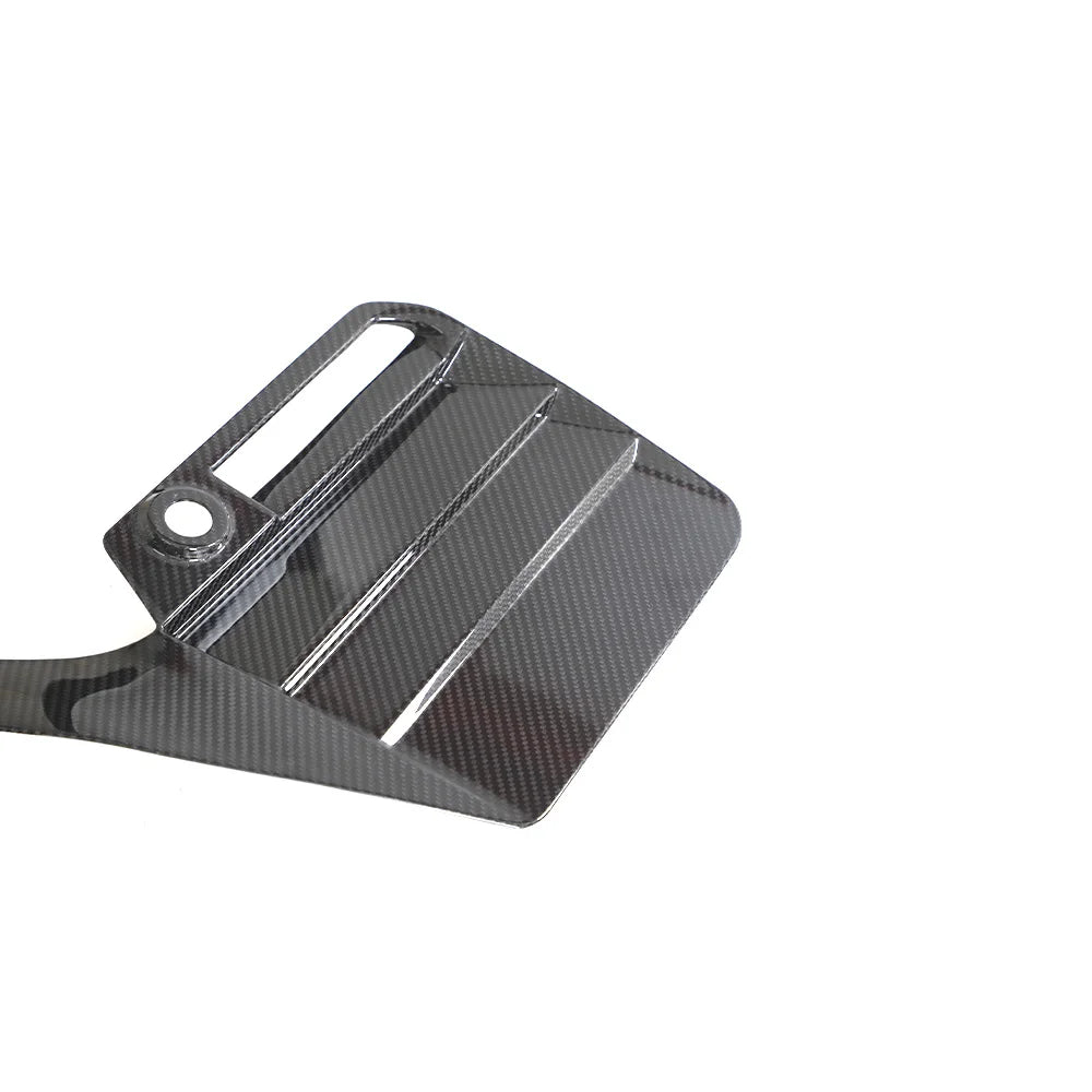 Gloss carbon fiber rear canards for BMW M2 G87