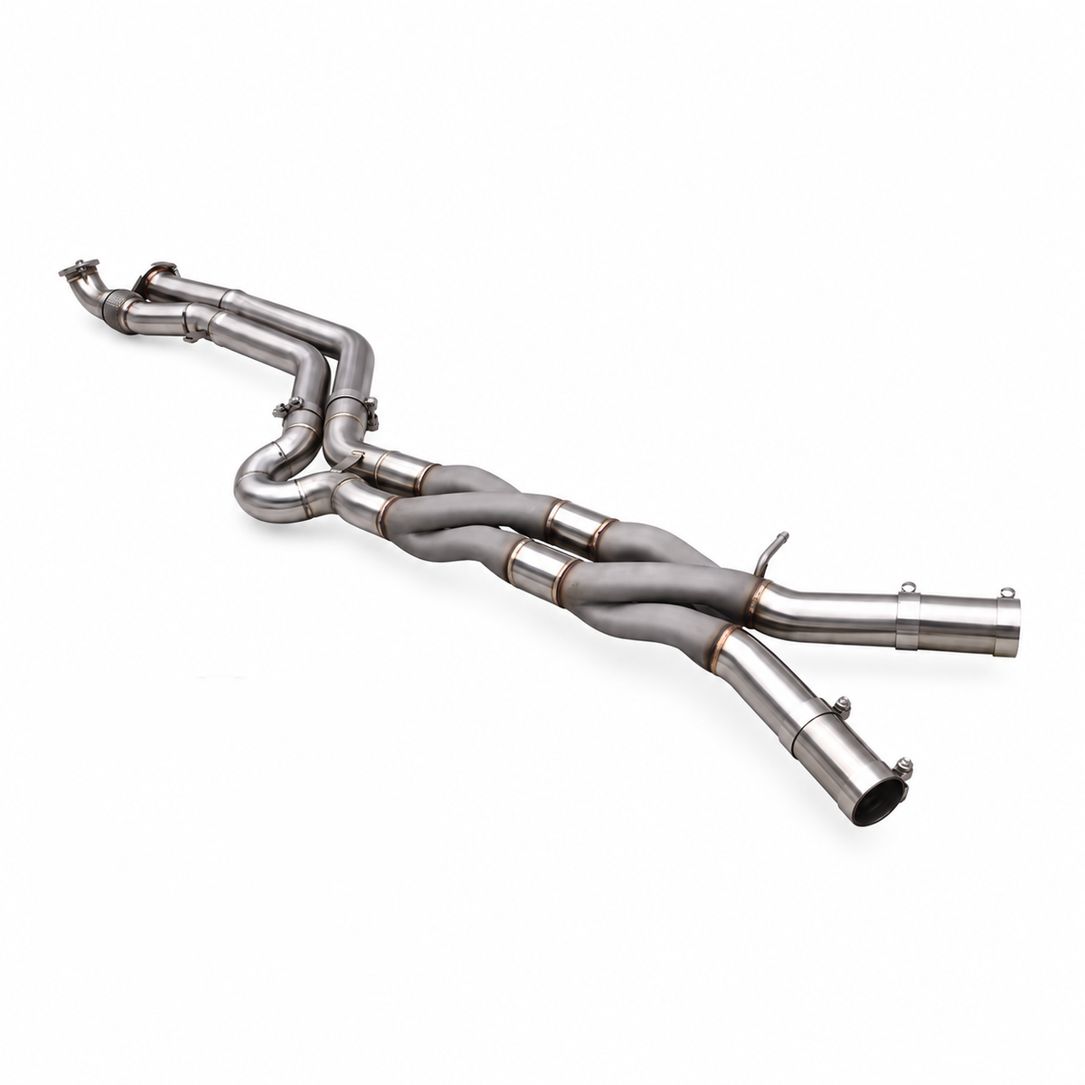 BMW M2 G87 M3 G80 and M4 G82 S58 Dual Z-Pipe equal-length performance midpipe