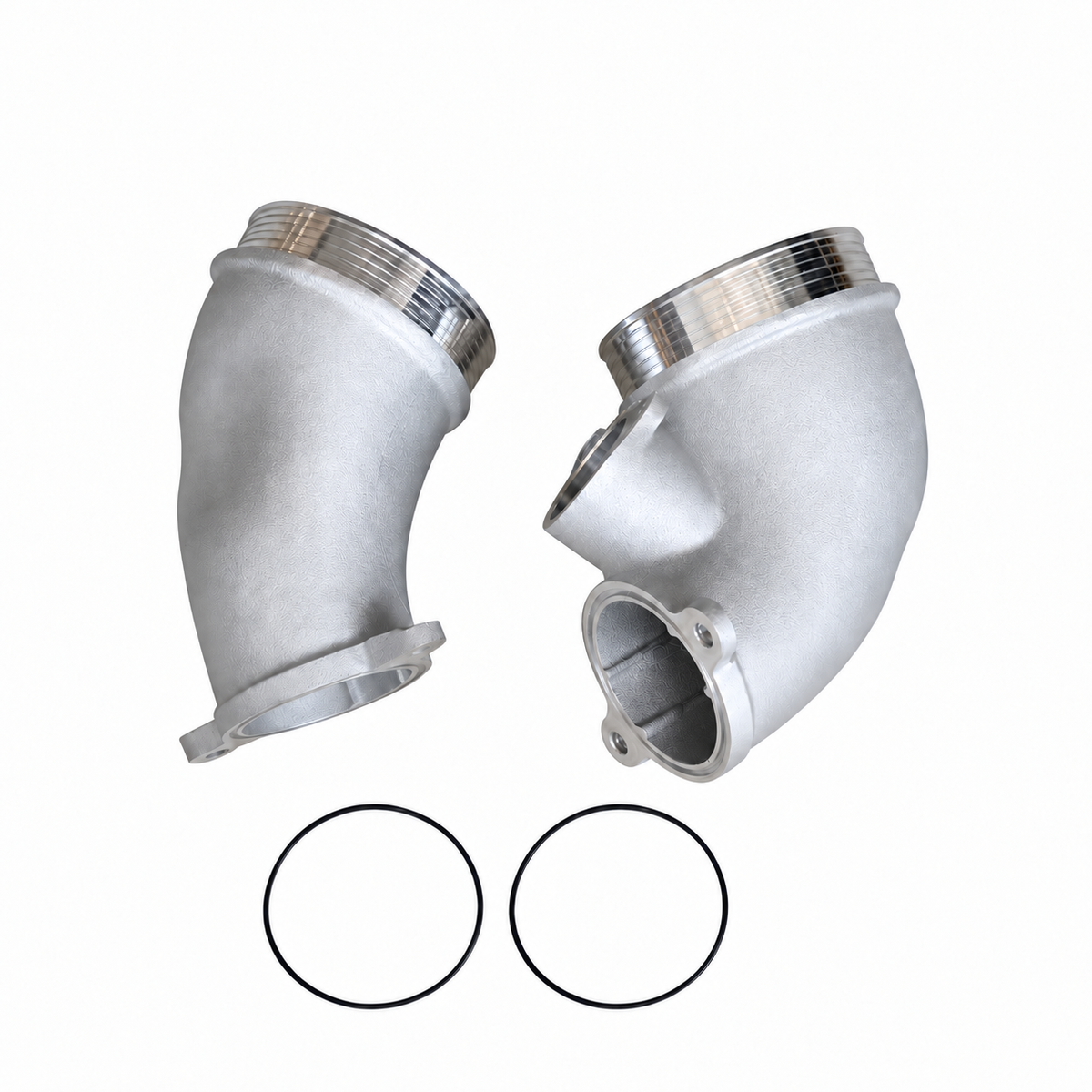 BMW M3 G80 M4 G82 S58 turbo inlet set with cast aluminum construction and O-rings