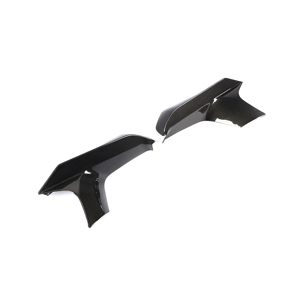 BMW M5 F90 carbon fiber front bumper splitters