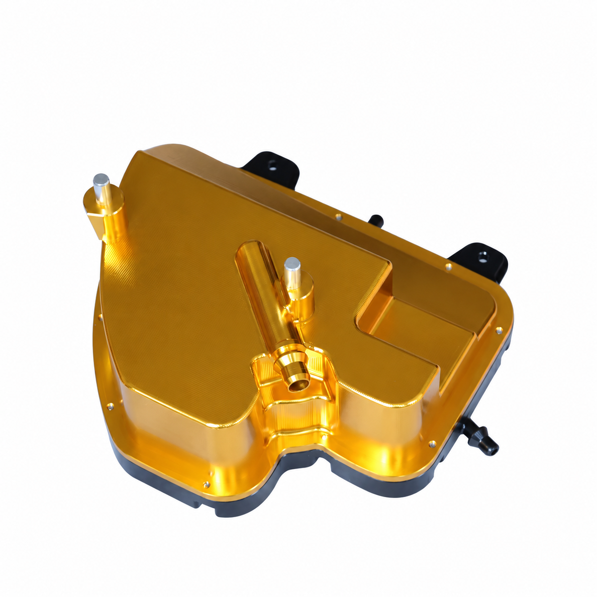 BMW M5 F90 gold CNC billet aluminum coolant expansion tank
