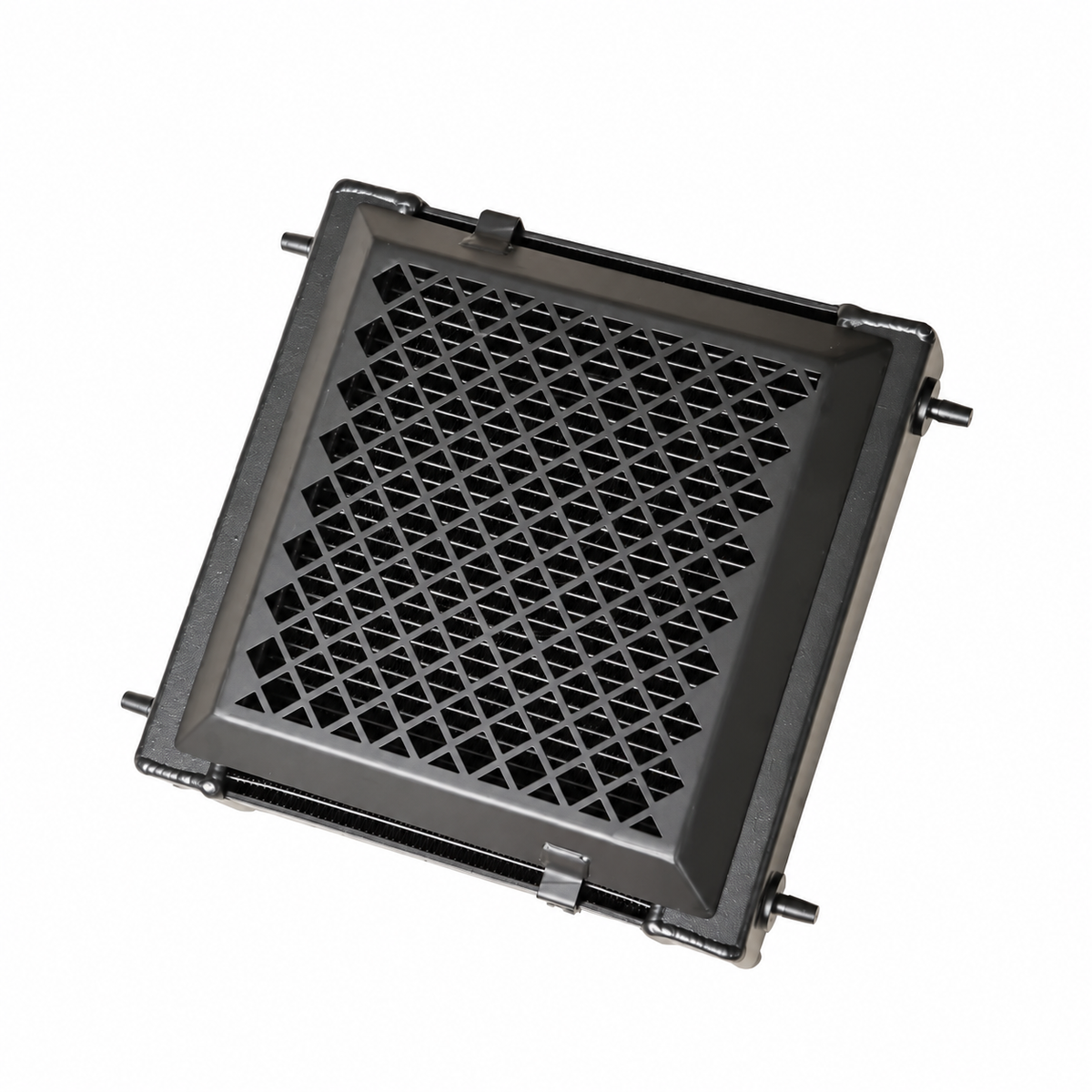 BMW M5 F90 M8 F91 F92 F93 S63 auxiliary radiator with protective mesh detail