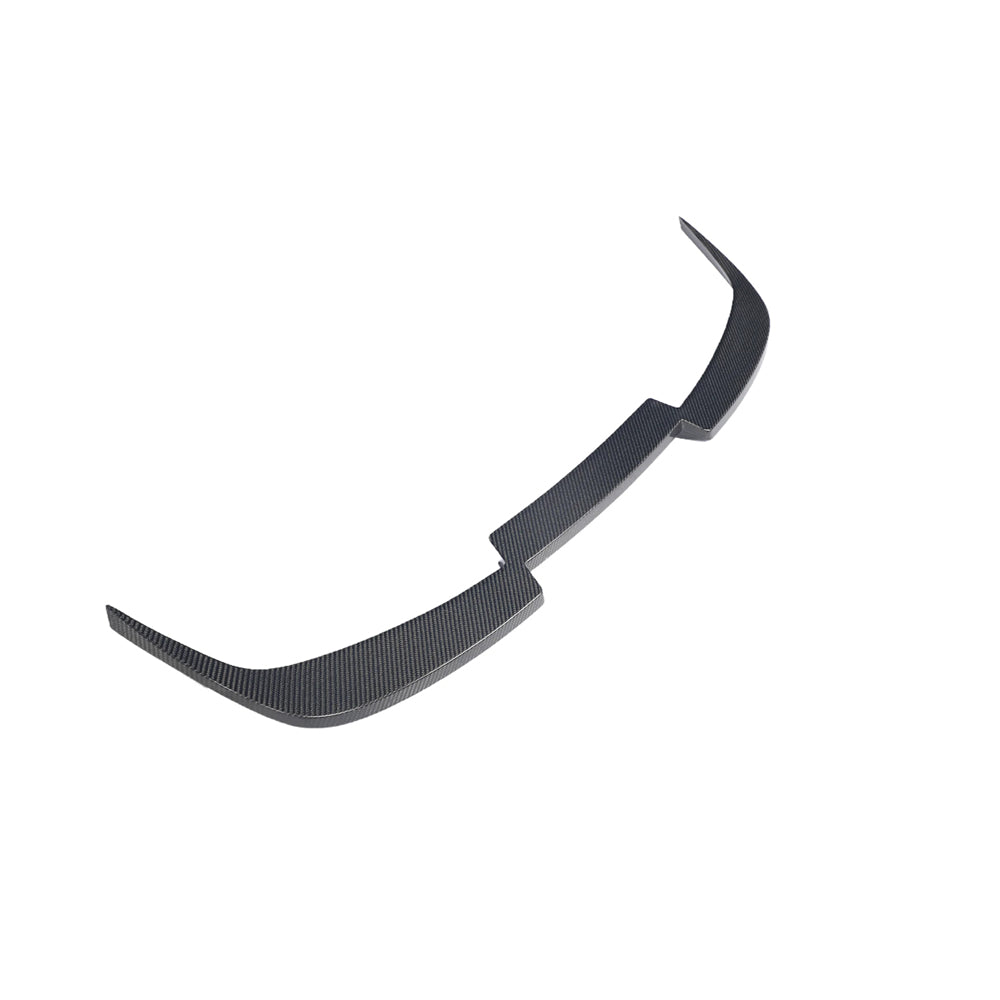 BMW M5 G99 carbon fiber rear roof spoiler side angle