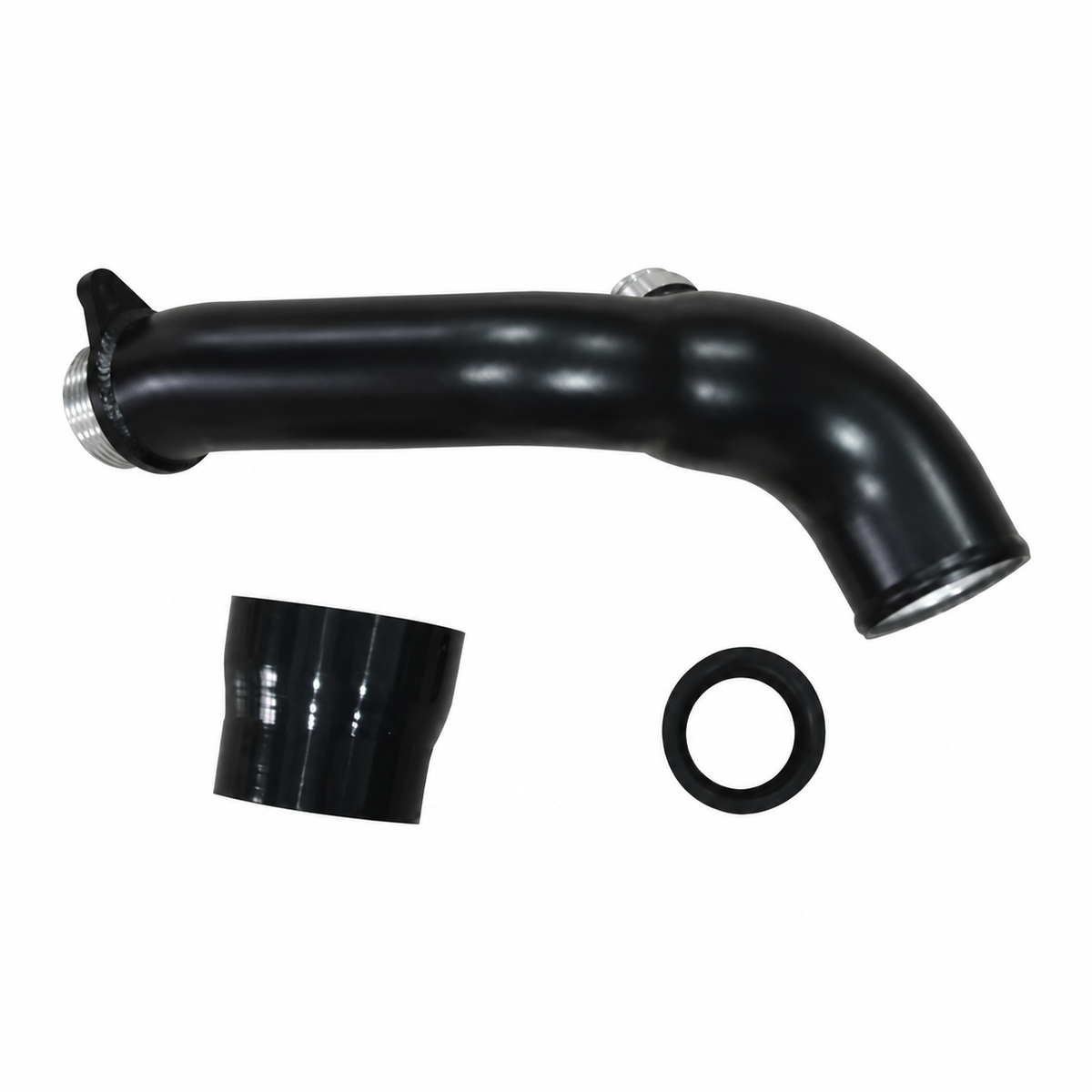 BMW N55 performance turbo inlet pipe kit with aluminum inlet pipe silicone coupler and sealing ring