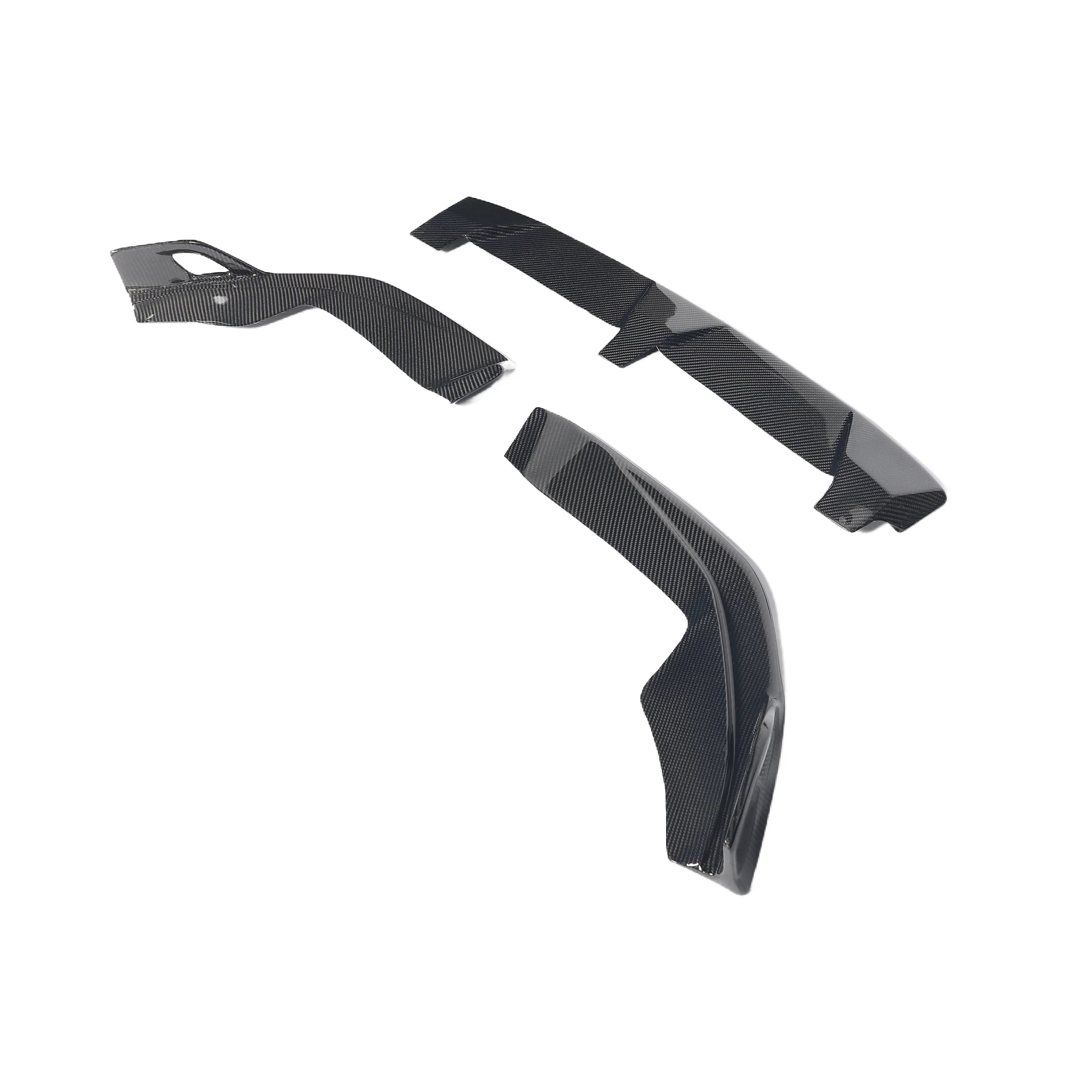 BMW X3 M F97 LCI carbon fiber front bumper splitter sections
