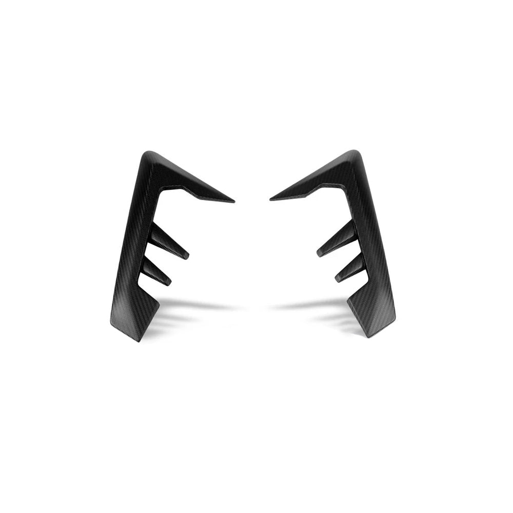 BMW X5 G05 LCI M Sport carbon fiber side vent trim set front view