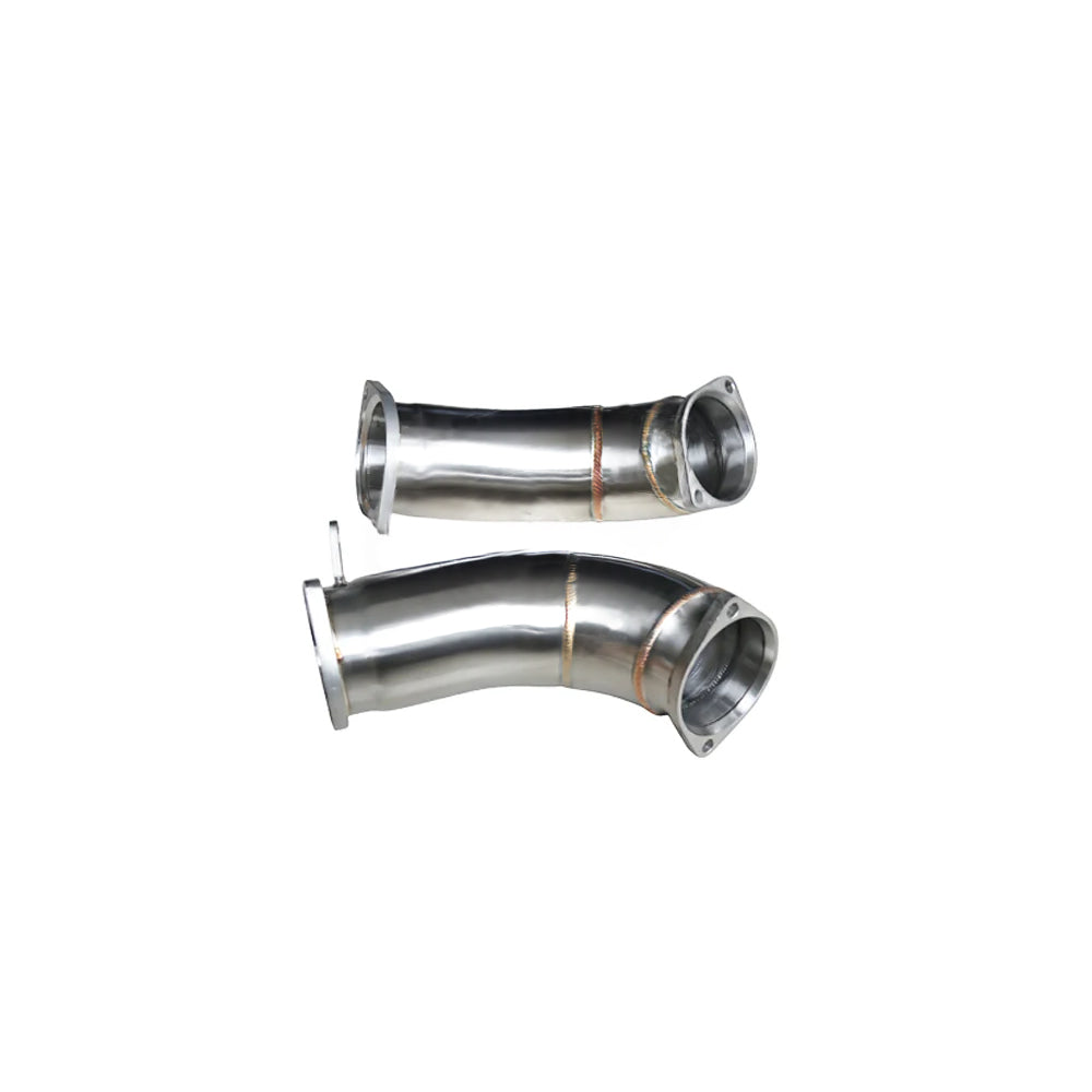 BMW X5M F95 X6M F96 S68 secondary exhaust pipes for catless downpipe system
