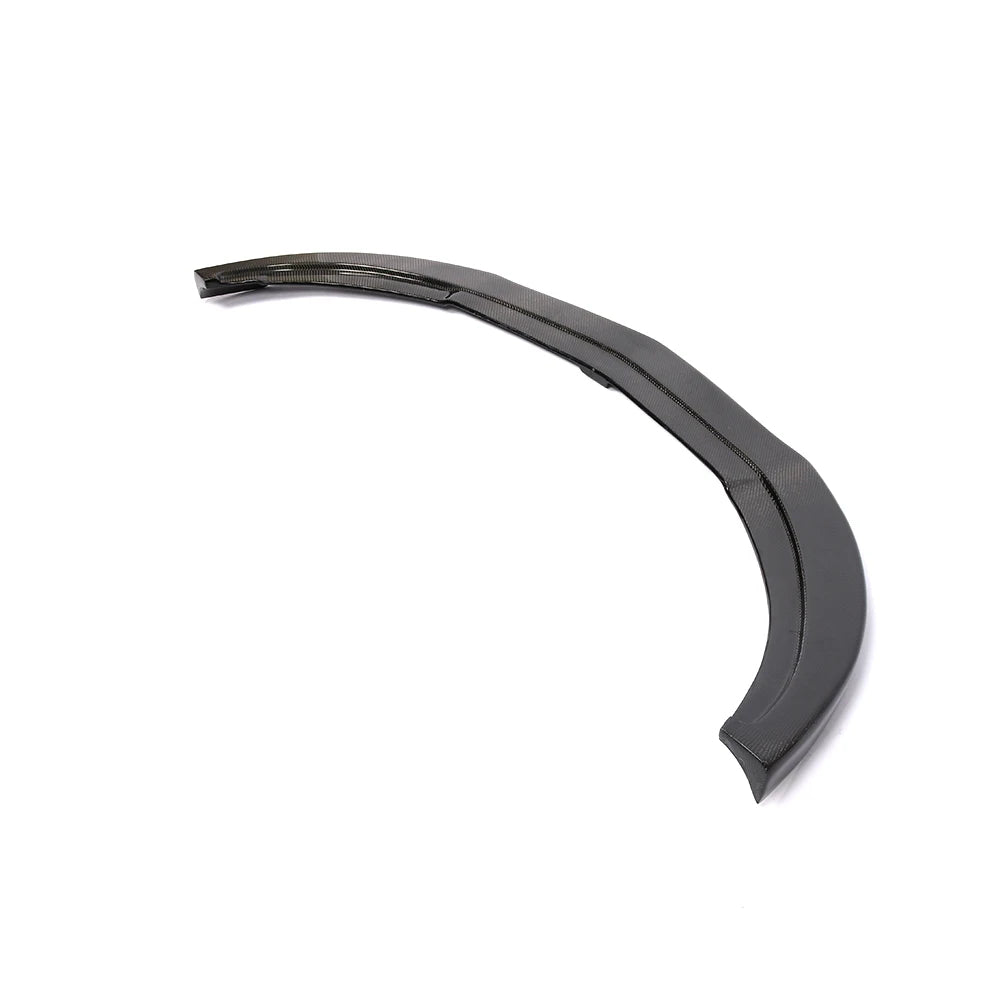 Gloss carbon fiber front bumper lip for Mercedes-Benz A-Class W176