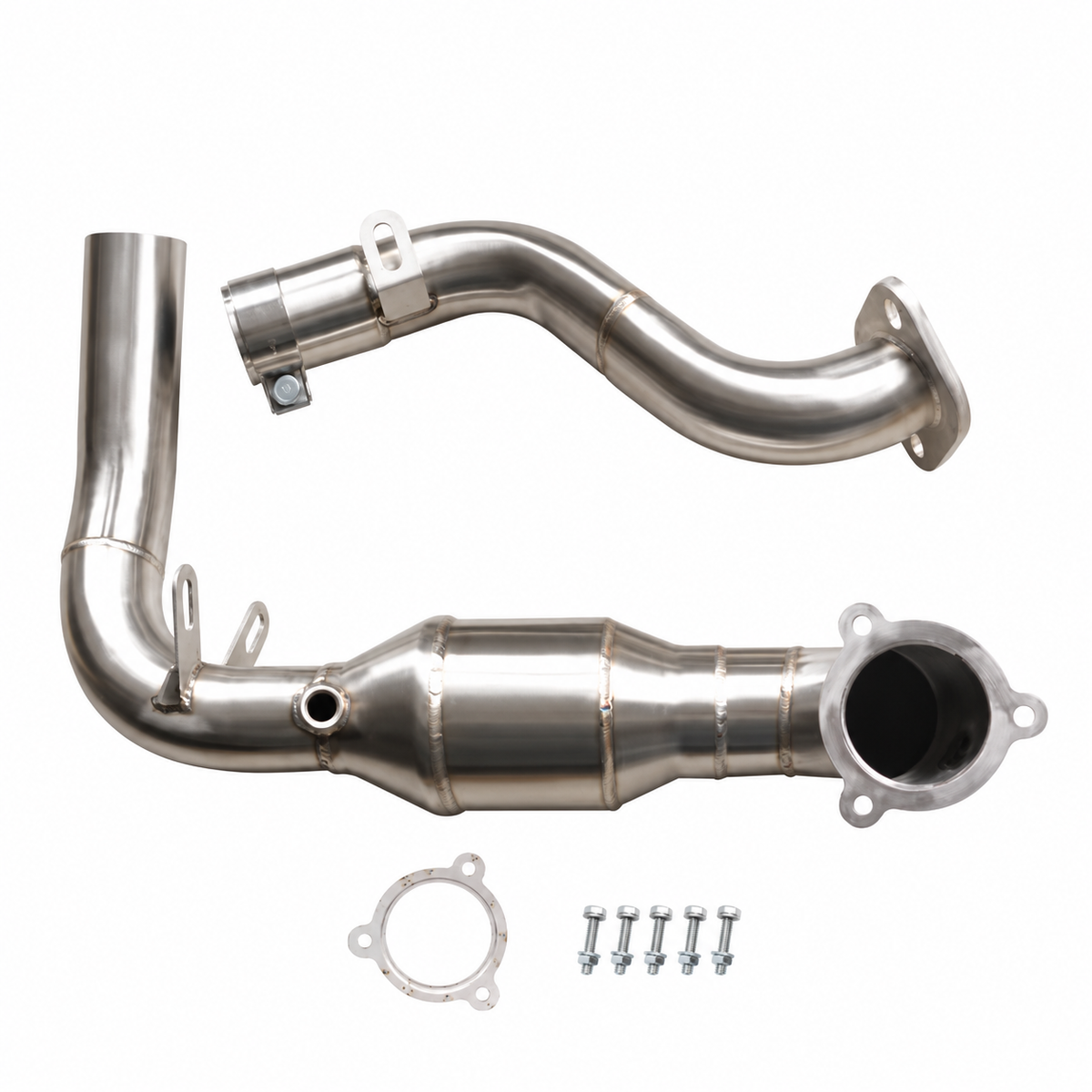 SS304 OPF catted downpipe for Mercedes-AMG A35 W177 M260 2.0L turbo