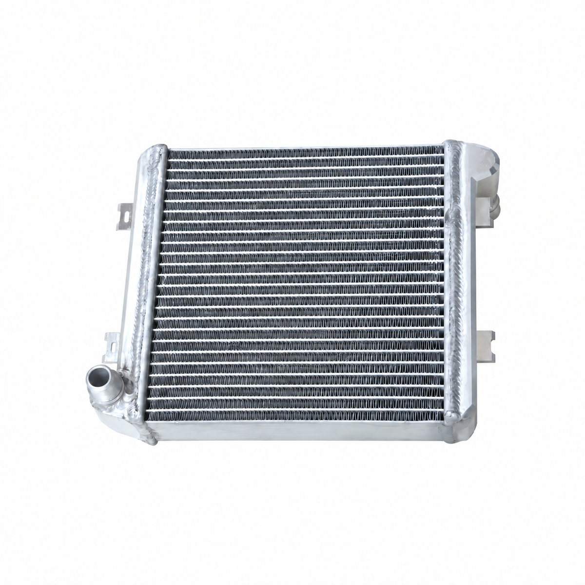 Mercedes-AMG C63 M177 silver aluminum auxiliary heat exchanger radiator