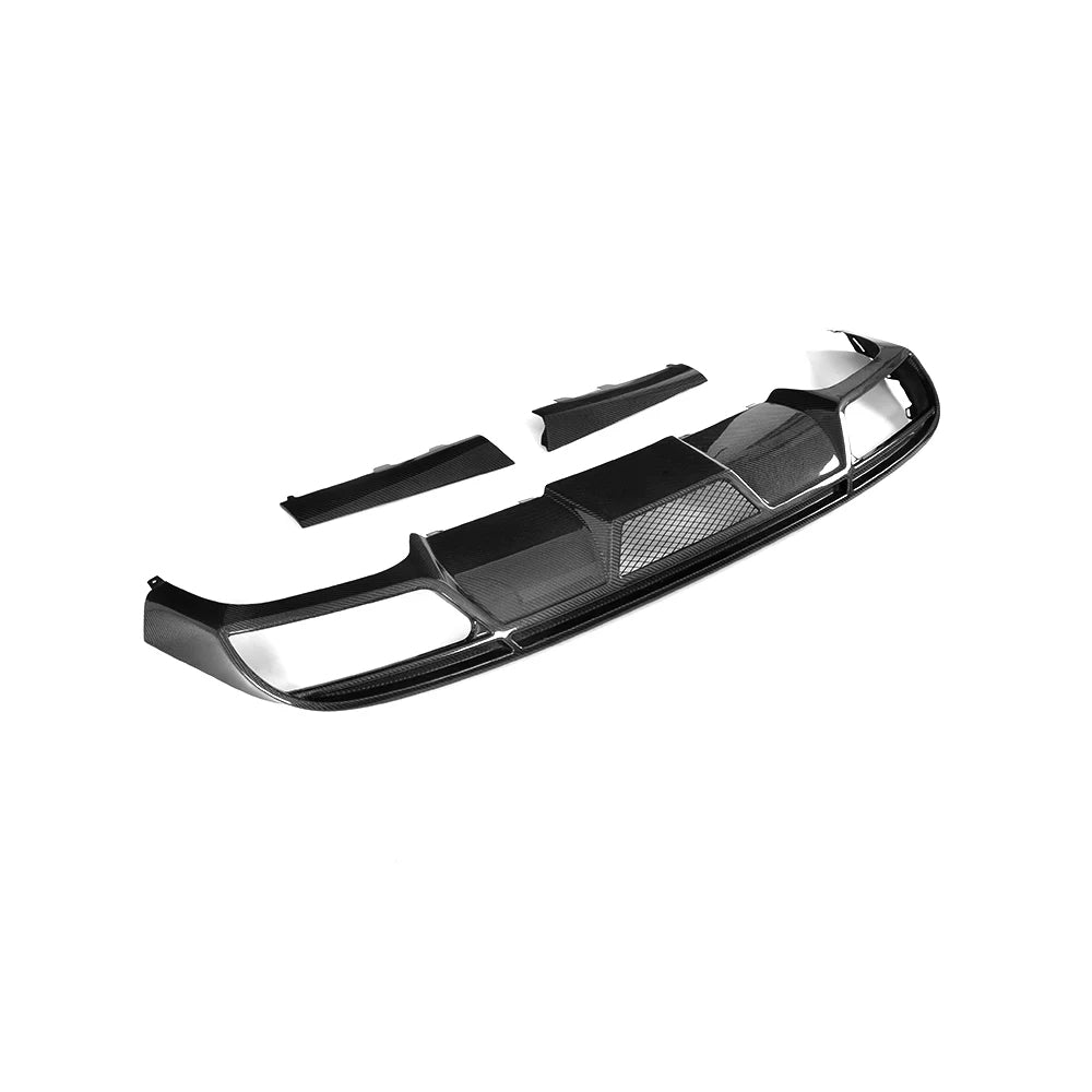 Gloss carbon fiber rear bumper diffuser for Mercedes-Benz E-Class C238