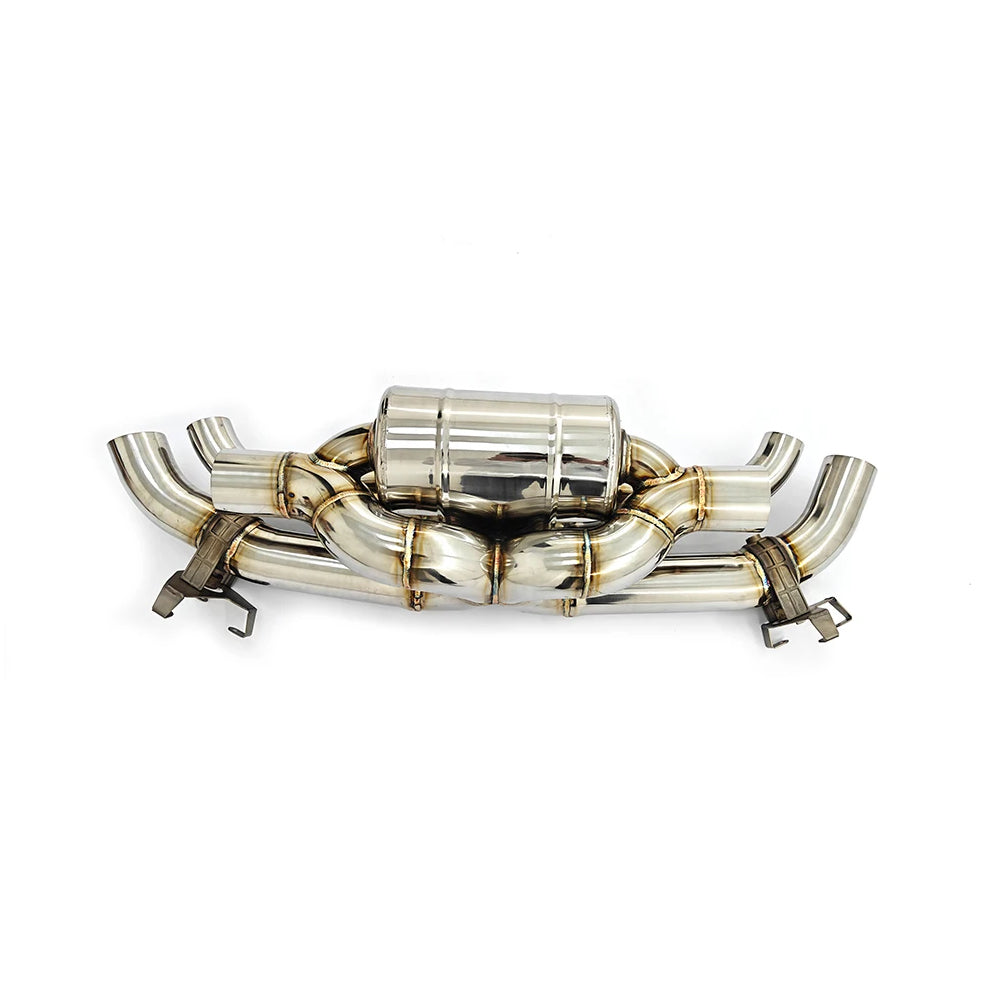Porsche 911 992.1 Turbo S 3.8T stainless steel valved exhaust system