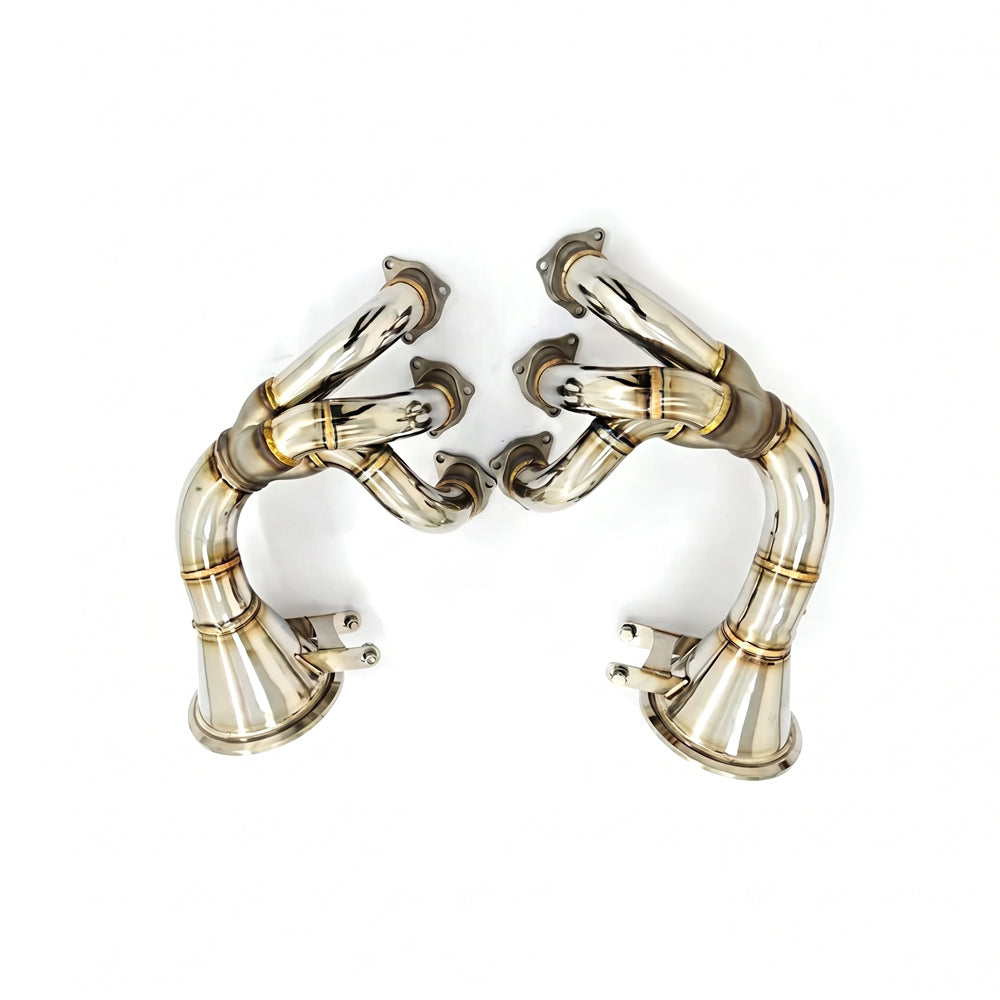 Porsche 911 992 GT3 and GT3 RS 4.0L catless racing exhaust headers