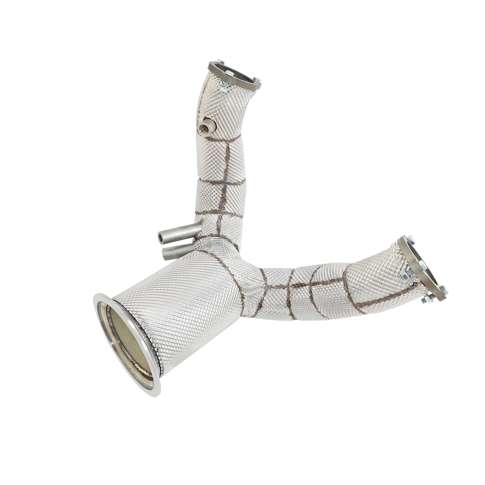 Porsche Cayenne E3 3.0T V6 200 cell catted downpipe